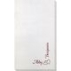 Corner Text with Graphic Double Hearts Bamboo Luxe Guest Towels Image 4 of 4